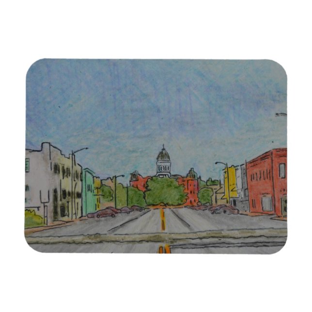 Marfa, Texas Magnet (Horisontell)