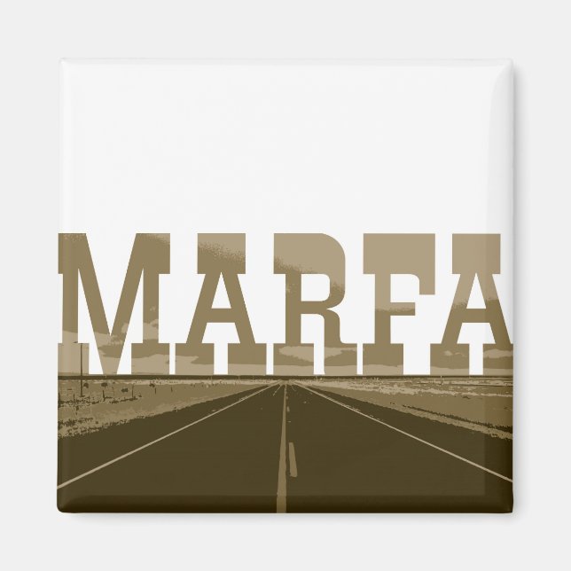 Marfa Texas Magnet (Framsidan)