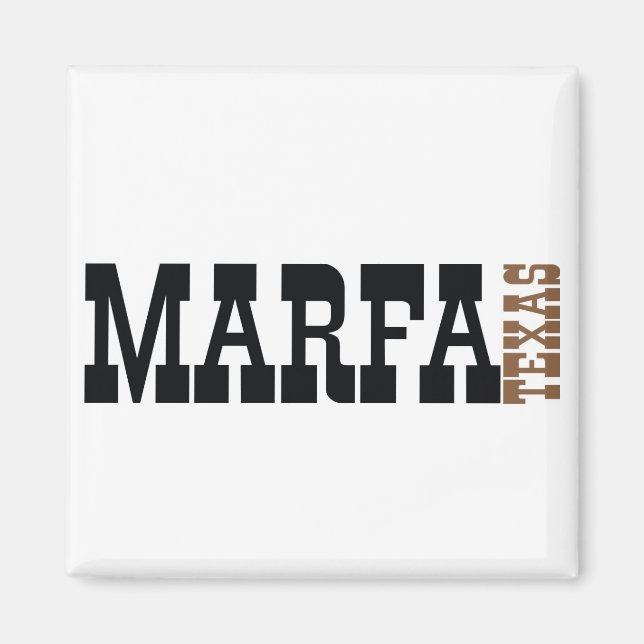 Marfa Texas Magnet (Framsidan)