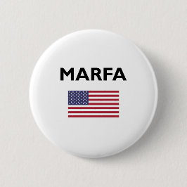 Marfa Texas USA American Flagga Light-Färg Knapp