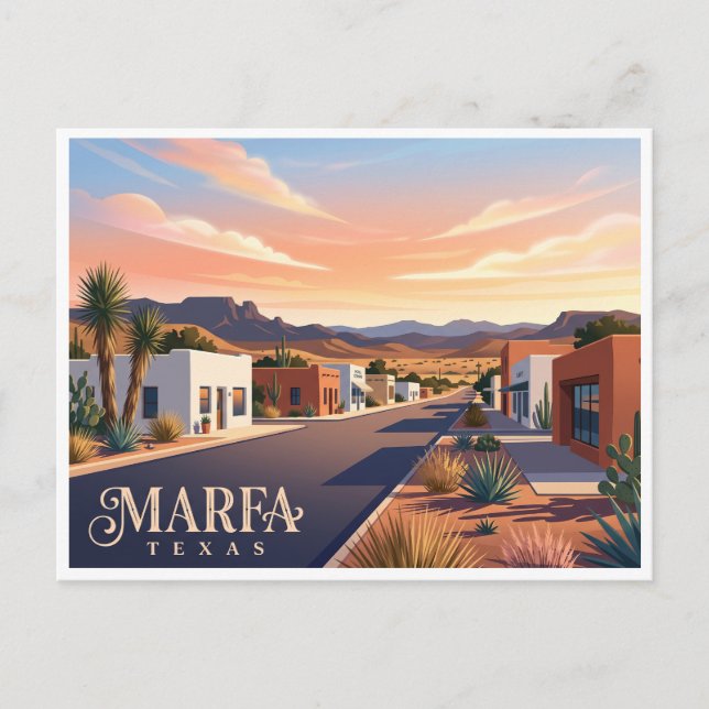 Marfa Texas Vykort (Framsida)