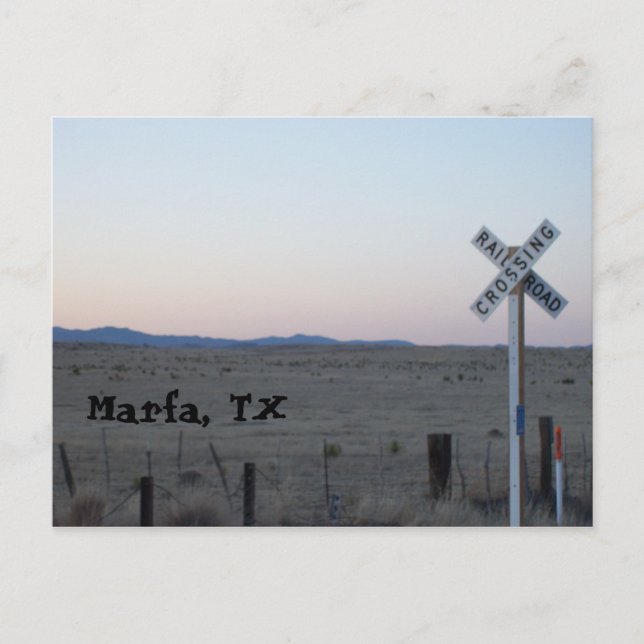 Marfa, TX Vykort (Framsida)