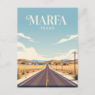 Marfa USA Vykort
