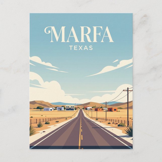 Marfa USA Vykort (Framsida)