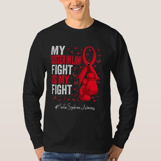 Marfan Syndrome Awareness T Shirt (Framsida)