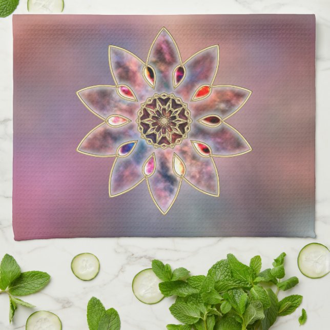 Marfolierad Galaxies Kitchen Towel Kökshandduk (Vikta)