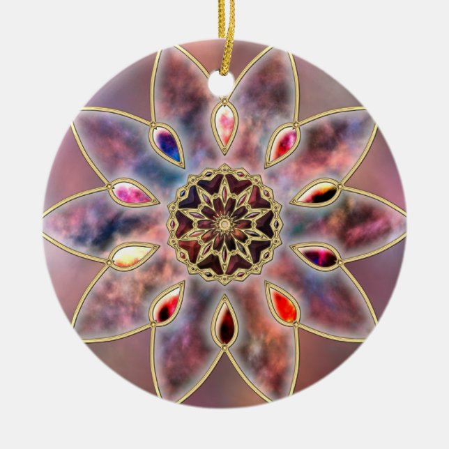 Marfolierad Galaxies Ornament (Framsidan)