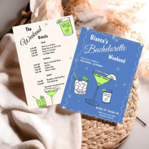 Marg & Matrimony Bachelorette Helg Itinerary