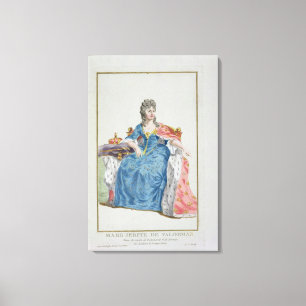 Margaret (1353-1412) Queen of Danmark, Norge and Canvastryck