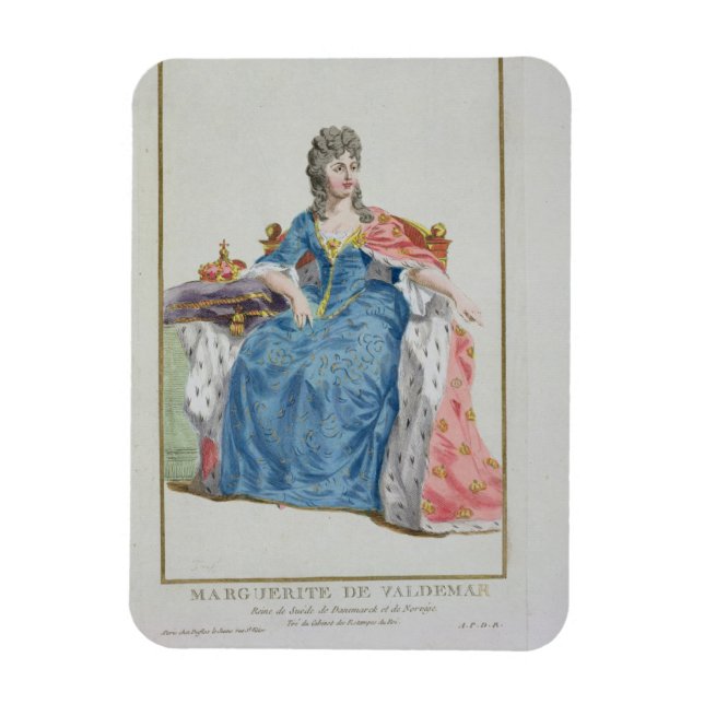 Margaret (1353-1412) Queen of Danmark, Norge and Magnet (Vertikal)