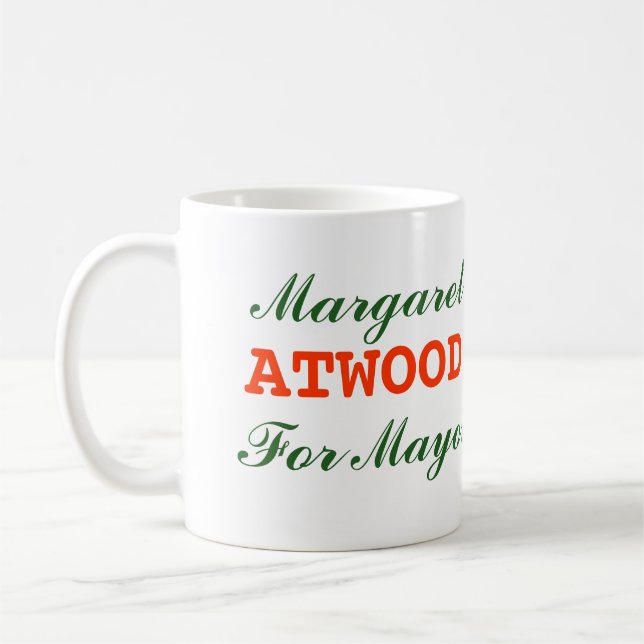 Margaret Atwood för borgmästaremugg Kaffemugg (Vänster)