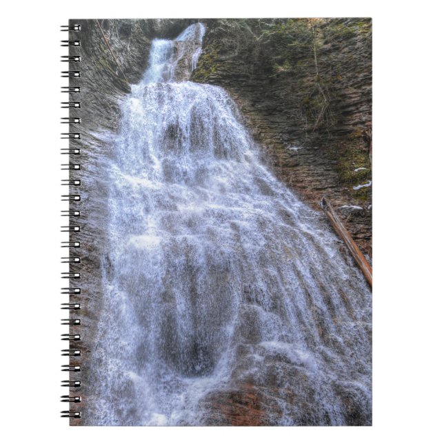 Margaret Falls, BC I Photo Print Anteckningsbok Med Spiral (Framsidan)