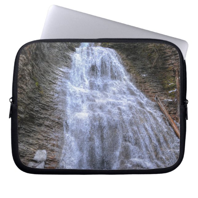 Margaret Falls, BC I Photo Print Laptop Sleeve (Framsidan)