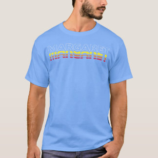 Margaret Förnamn Rolig Vintage Solnedgång Margaret T Shirt