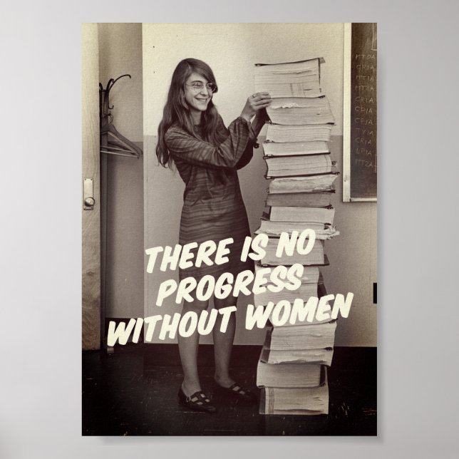 Margaret Hamilton NASA Coding Hero Poster (Framsidan)