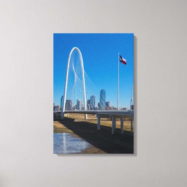 Margaret Hunt Backe Textured Canvastryck (Framsida)