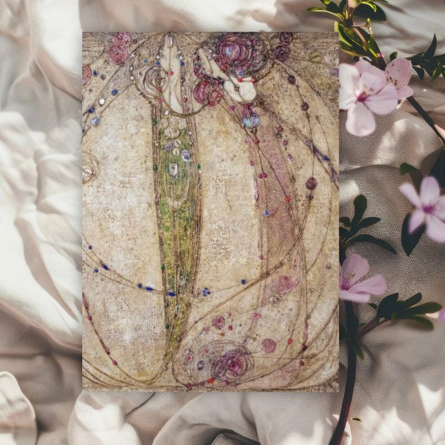 Margaret MacDonald Den röda rosen och den vita ros Kort (Skapare uppladdad)