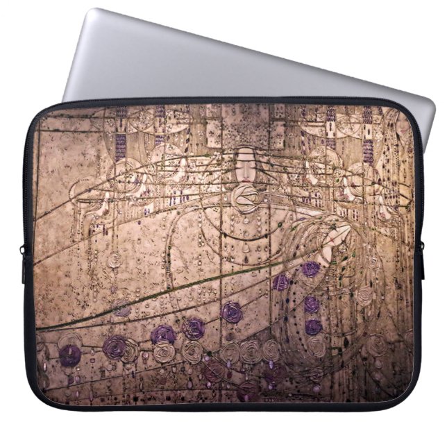 Margaret Macdonald den sova princessen Laptop Sleeve (Framsidan)