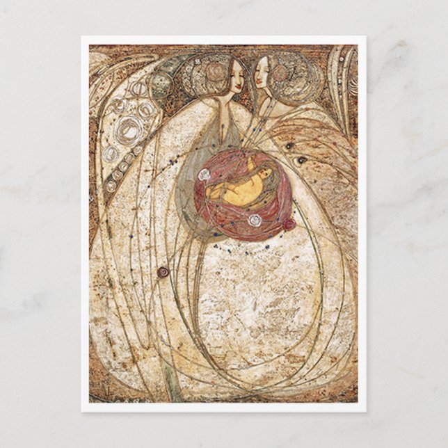 Margaret MacDonald Mackintosh Heart of the Ro Vykort (Framsida)