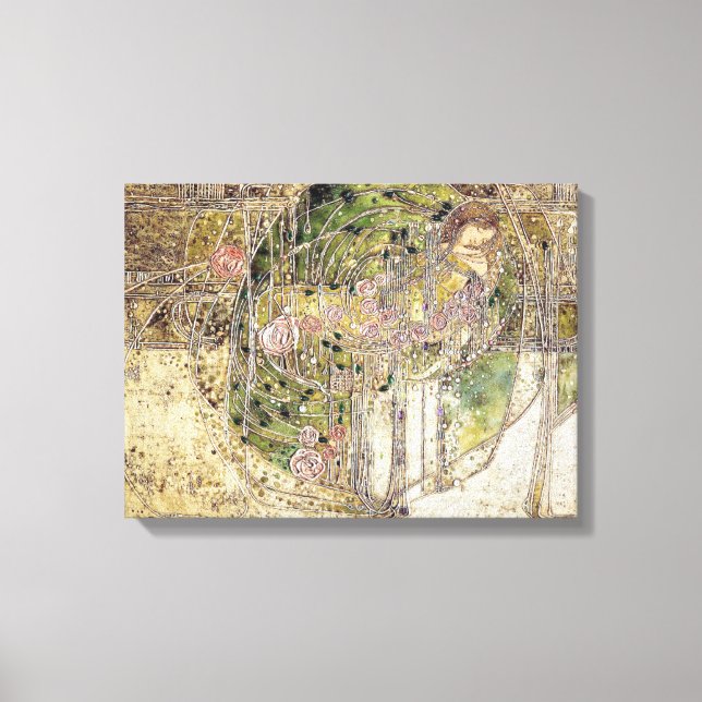 Margaret Macdonald - Spipande prinsessan Canvastryck (Framsida)