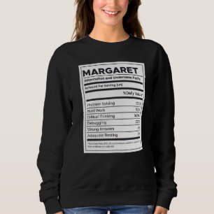 Margaret Nutrition Information Problem Solving Har T Shirt