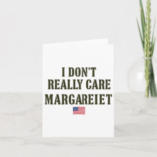Margaret Påstående Tee Sticker har inte brytt sig Kort