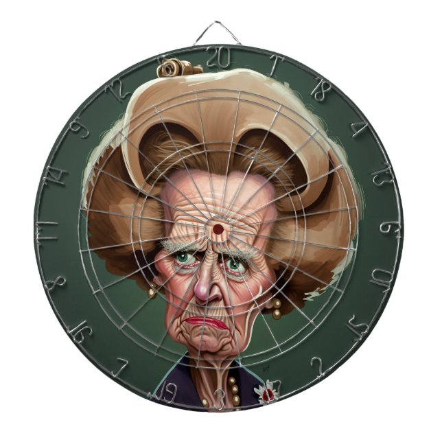 Margaret Thatcher Dartboard 2 Darttavla (Framsidan)