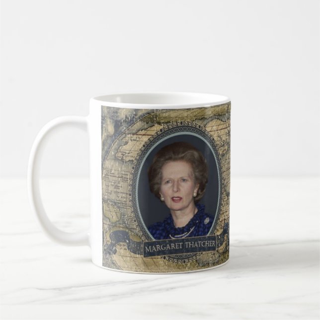 Margaret Thatcher historisk mugg (Vänster)