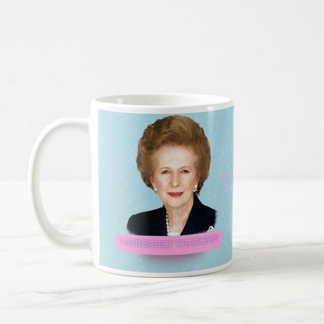Margaret Thatcher historisk mugg (Vänster)