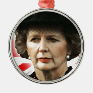 Margaret Thatcher I Kärlek Maggie Julgransprydnad Metall