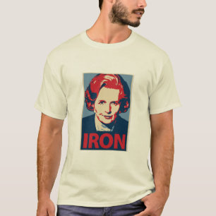 Margaret Thatcher Järn Dam minimalist T Shirt