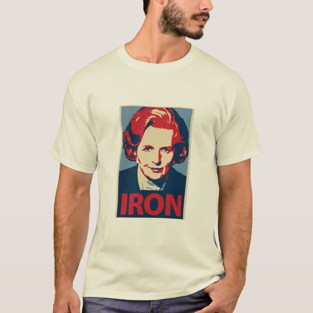 Margaret Thatcher Järn Dam minimalist T T Shirt (Framsida)