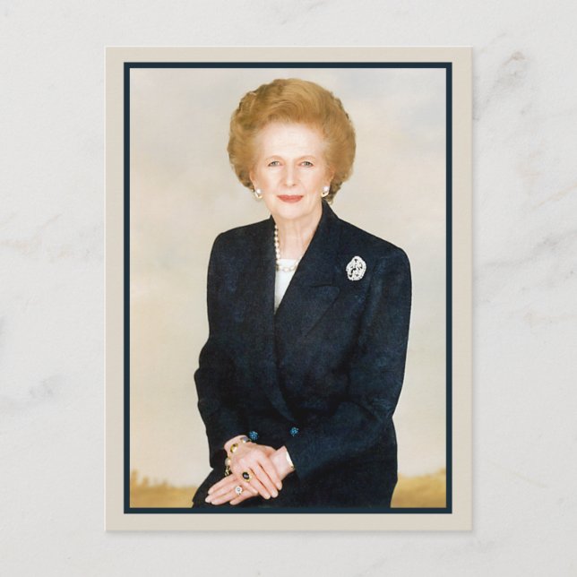 Margaret Thatcher, Järn Dam Vykort (Framsida)