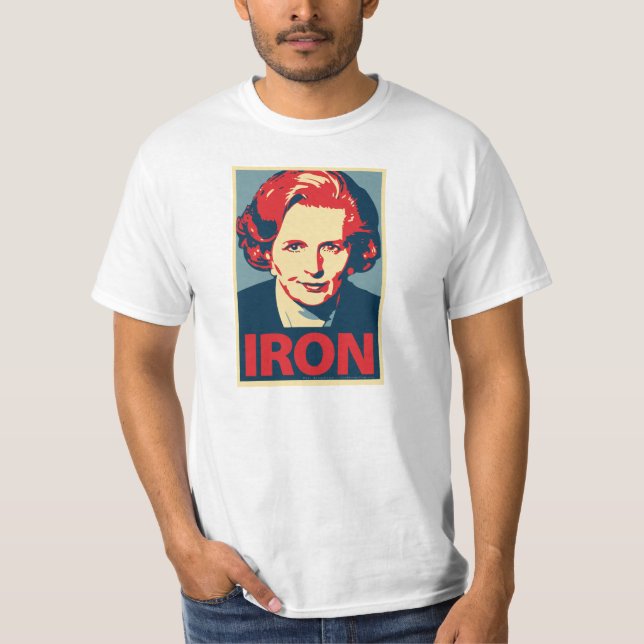 Margaret Thatcher "järn" skjorta T Shirt (Framsida)