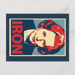 Margaret Thatcher "Järn" vykort
