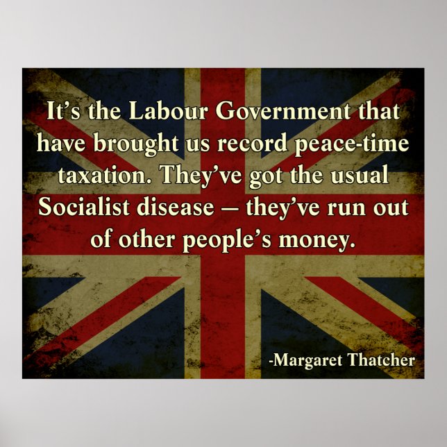 Margaret Thatcher Poster (Framsidan)