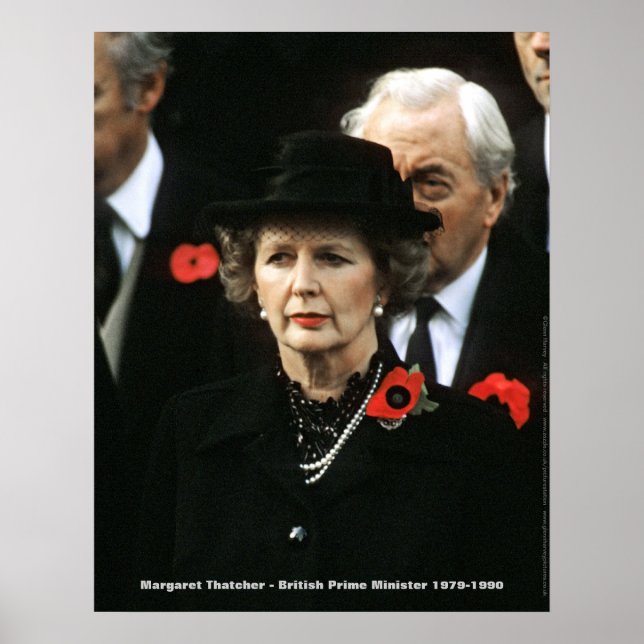 Margaret Thatcher-premiärministern Poster (Framsidan)