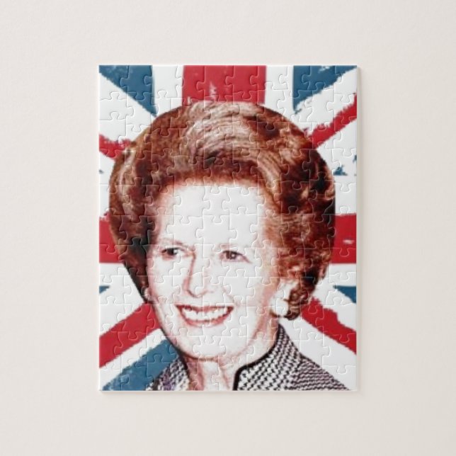MARGARET THATCHER UNION JACK PUSSEL (Vertikal)