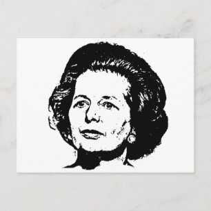 Margaret Thatchers minnen Vykort