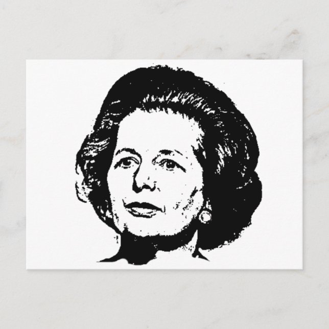 Margaret Thatchers minnen Vykort (Framsida)