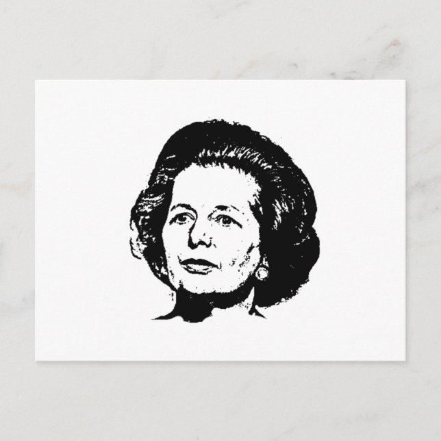 Margaret Thatchers minnen Vykort (Framsida)