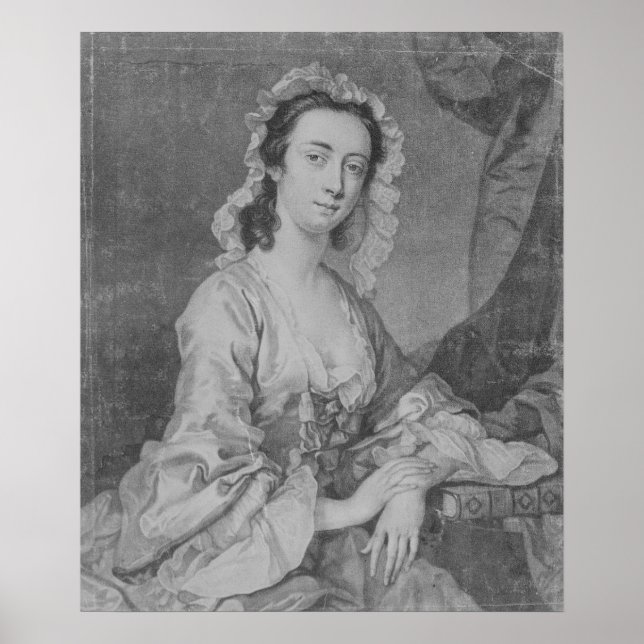 Margaret Woffington, graverad av John Faber Jr Poster (Framsidan)