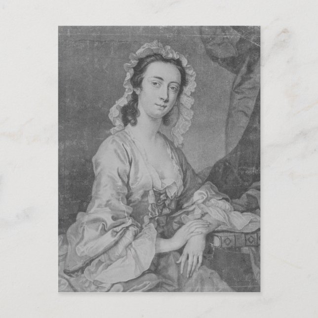 Margaret Woffington, graverad av John Faber Jr Vykort (Framsida)