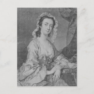 Margaret Woffington, graverad av John Faber Jr Vykort