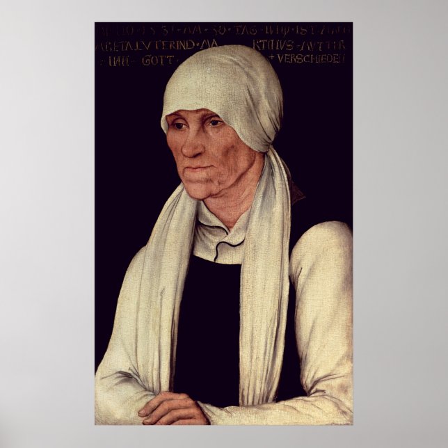 Margarethe Luther , mor av Martin Luther Poster (Framsidan)
