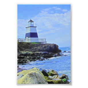 Margaretsville fyr Nova Scotia Kanada Fototryck