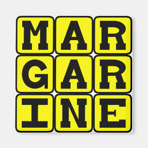 Margarin, smörspridning magnet