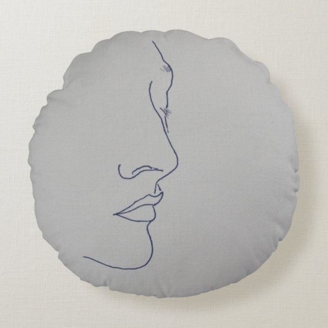 Margarita '56 rund kudde (Framsidan)