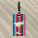 Margarita Älskare Limes Tequila Mexico Serape Bagagebricka<br><div class="desc">Den här designen kan vara personlig om du väljer Redigera design. Du kan också överföra till andra objekt. Kontakta mig på colorflowcreations@gmail.com eller använda alternativet chatta överst på sidan om du vill ha den här designen på en annan produkt eller behöver hjälp med den här designen. Se mer av mina...</div>
