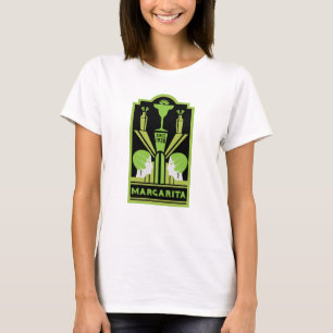 Margarita Art Deco Cocktail T Shirt